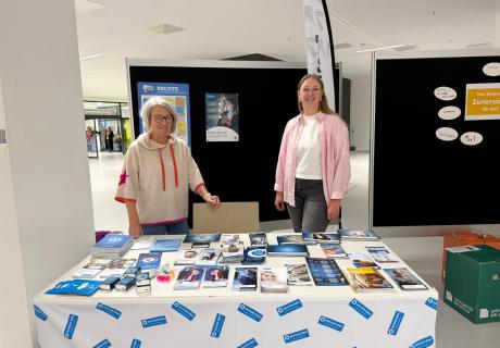 WR Stand in der Universität Bielefeld